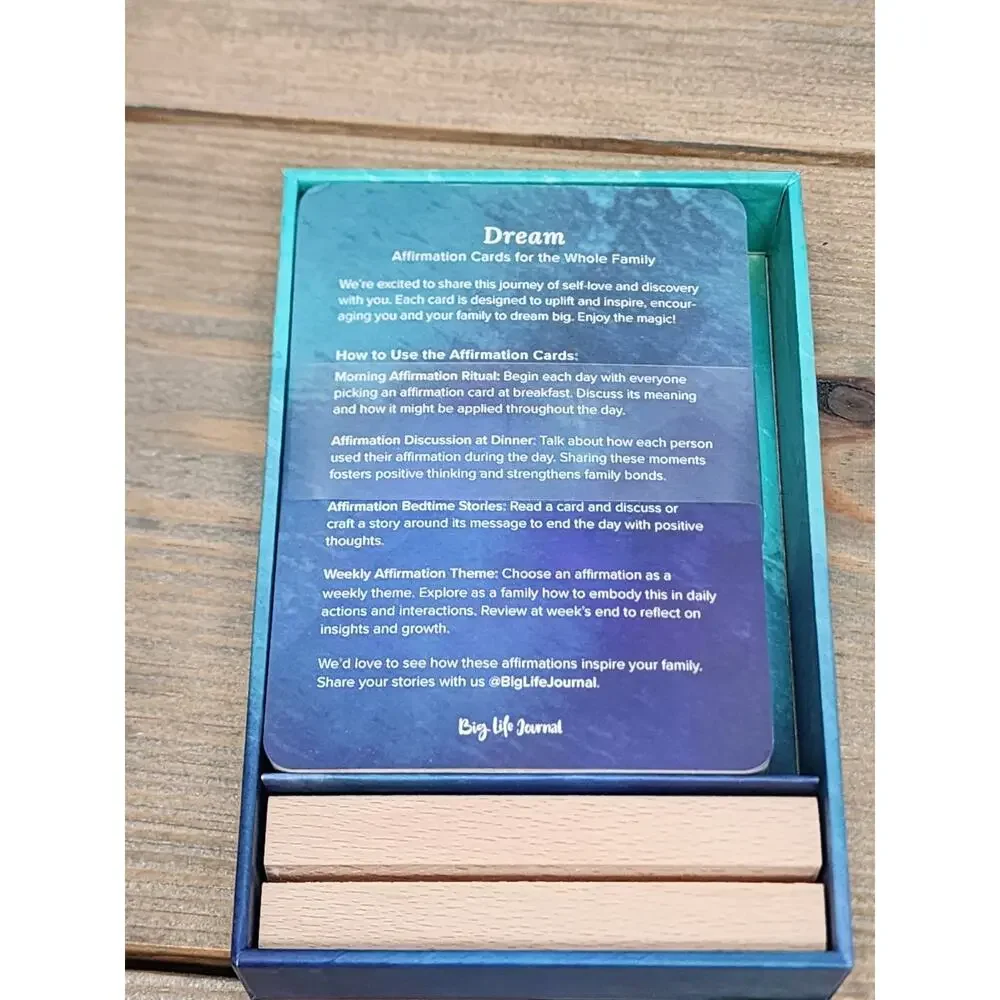 Dream Affirmation Cards 52 Illustrated Positive Message for Whole Family
